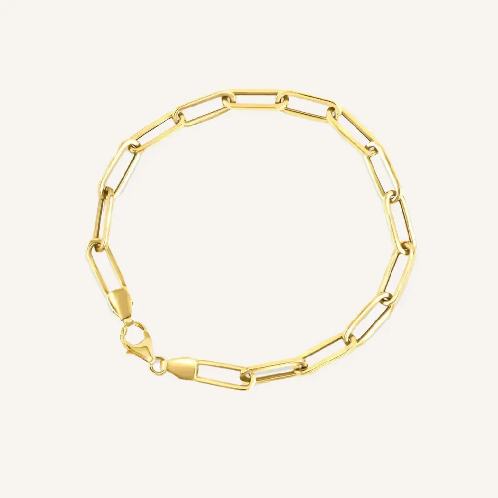 צמיד לינק חוליות חלולות