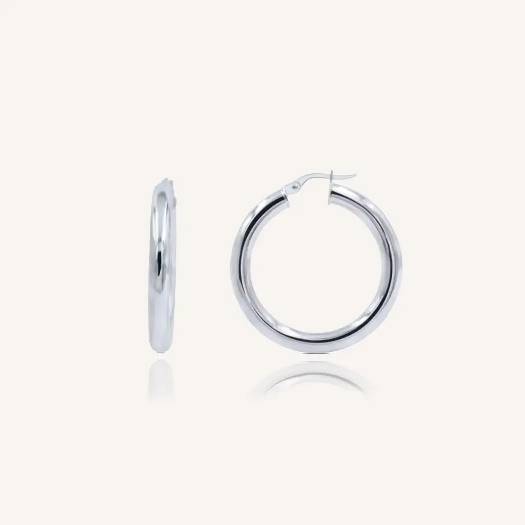 עגילי חישוק לולה 3 מ״מ